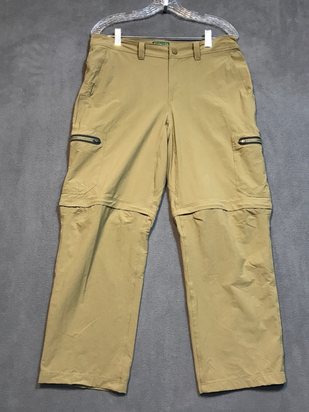 L.L. Bean Cresta Hiking Pants Convertible Stretch Cargo Outdoor Mens 33 x 27